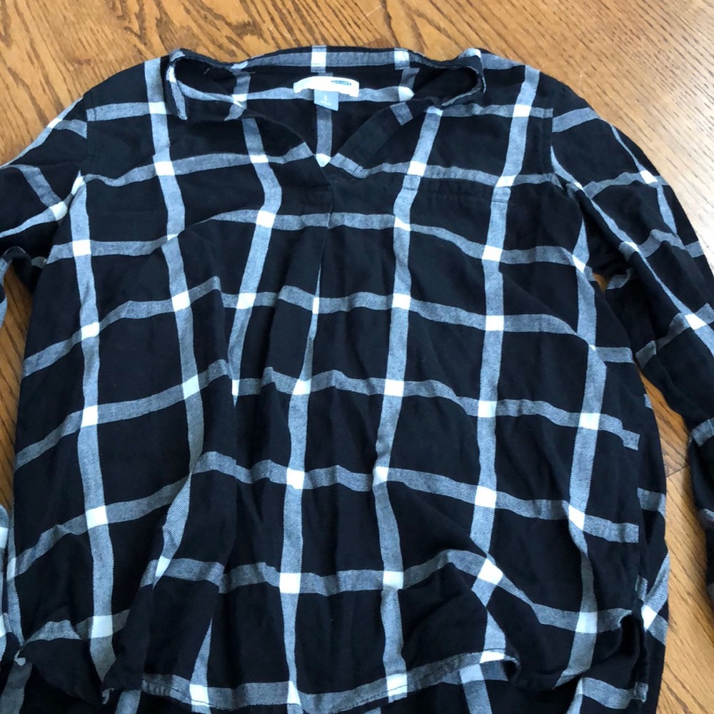 Cute flannel top